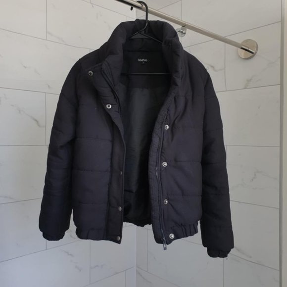 Boohoo Jackets & Blazers - Black Puffer Jacket